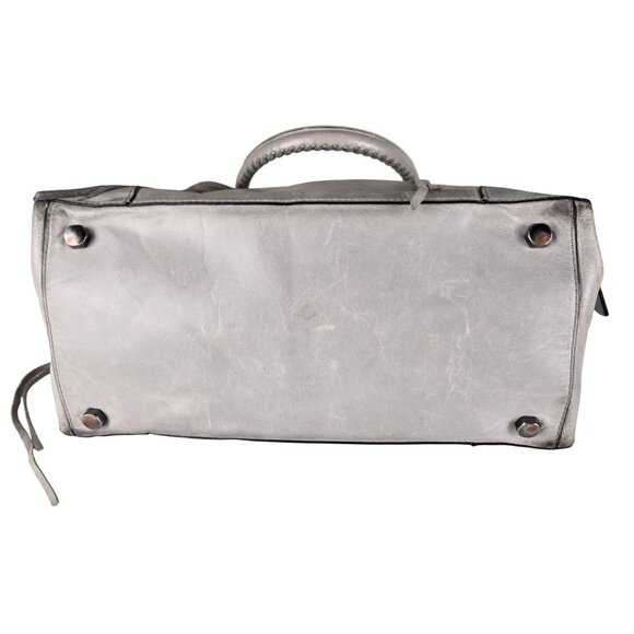 Rebecca Minkoff Regan Gray Satchel Bag Tassels Zip Top, Needs Cleaning - Picture 4 of 13